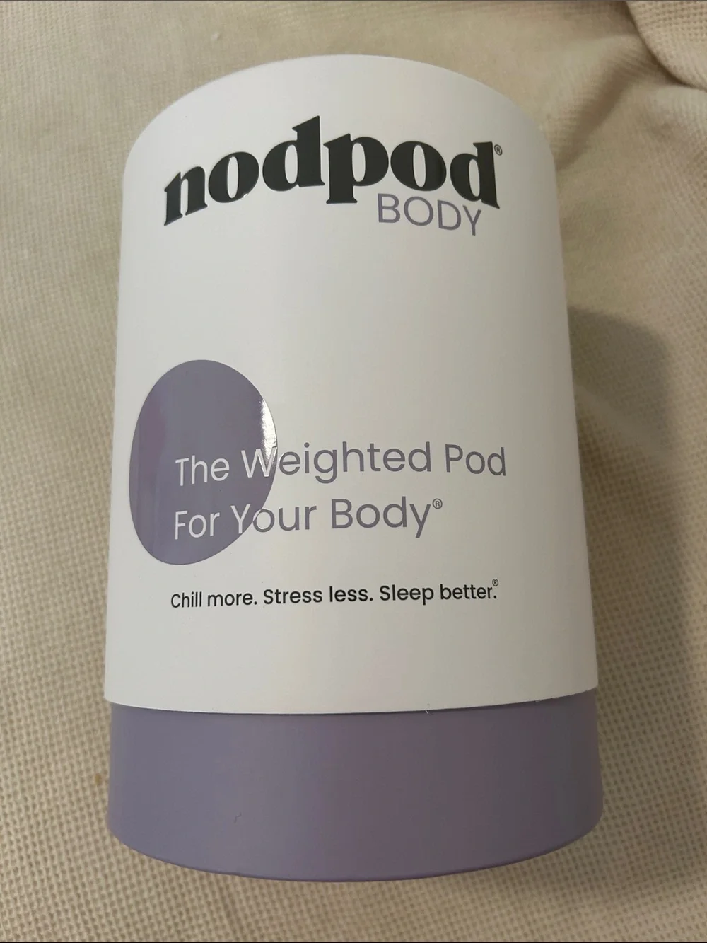 NODPOD BODY® Weighted Body Pod, Wisteria, 24”x29”, NWT